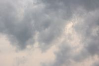 dark storm clouds on the sky. gloomy overcast weather. scenic environment of disaster climate. intense windy front